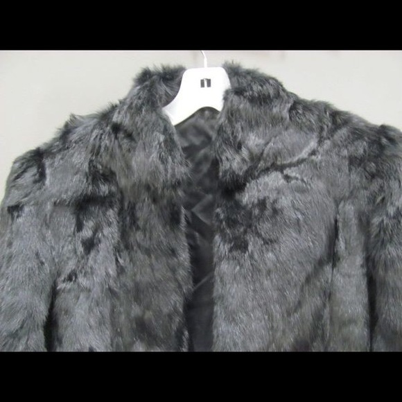 Hillmoor 100% Rabbit Fur Black Coat 🖤 - Picture 2 of 6